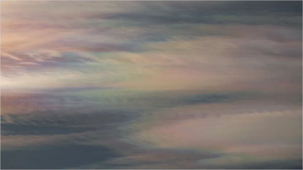 Detail Iridescent Clouds Pastel Sky Texture Number 4