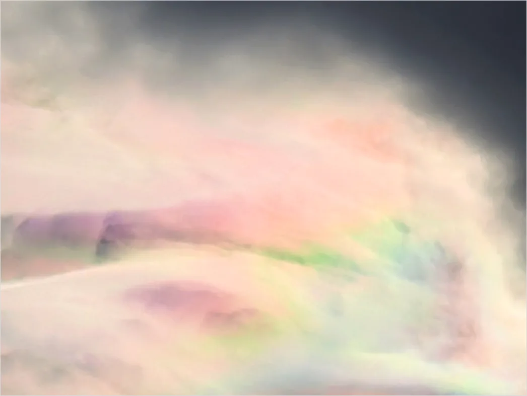 Detail Iridescent Clouds Pastel Sky Texture Number 8