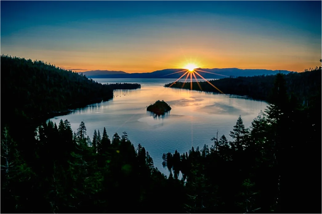 Lake Tahoe Alpine Lake Sunrise 09f4