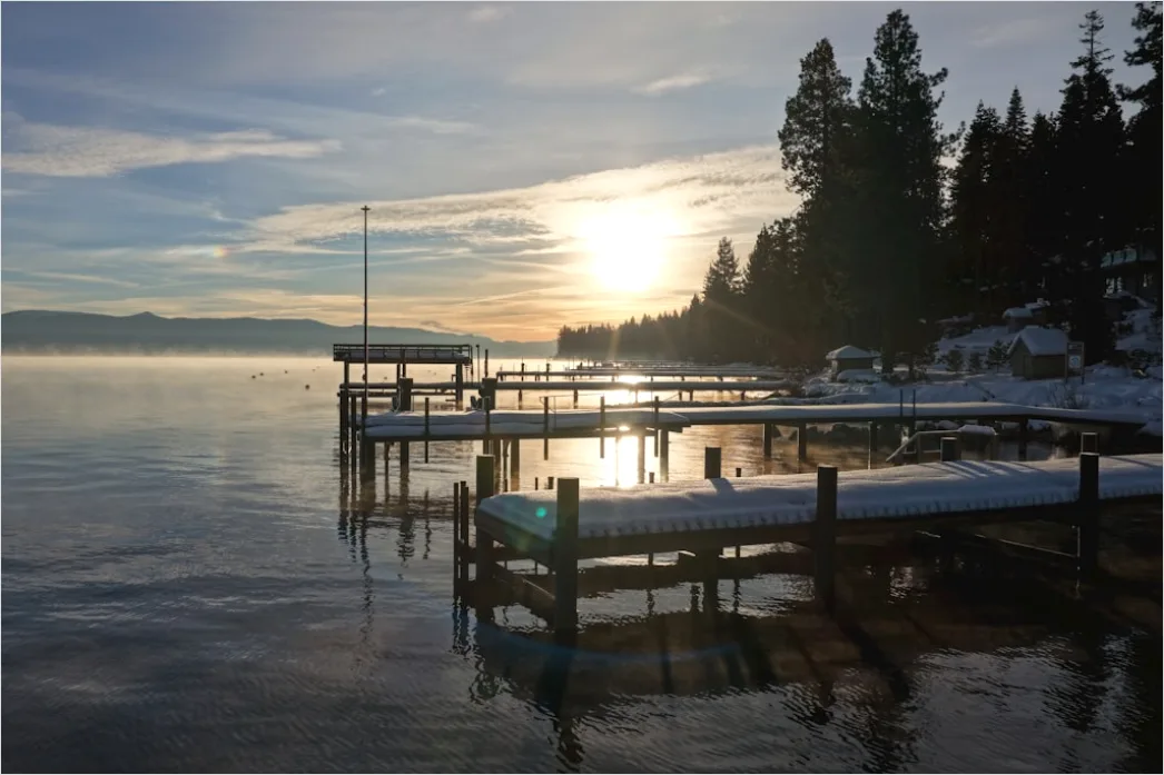Detail Lake Tahoe Alpine Lake Sunrise Number 14
