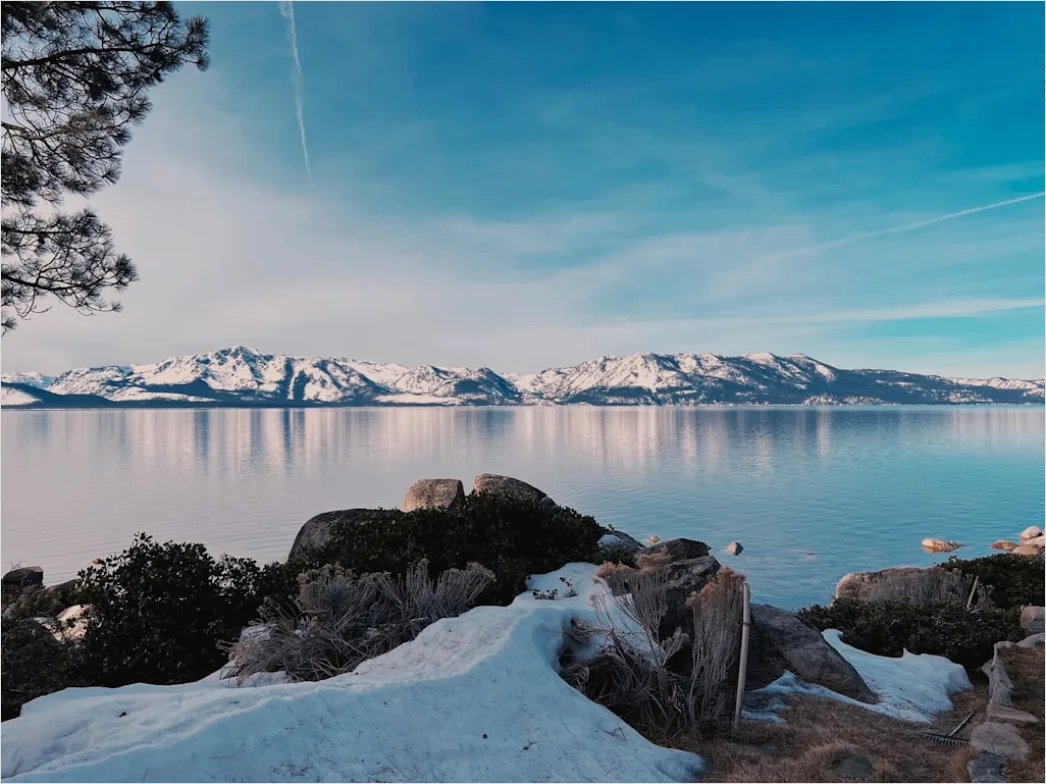 Detail Lake Tahoe Alpine Lake Sunrise Number 3