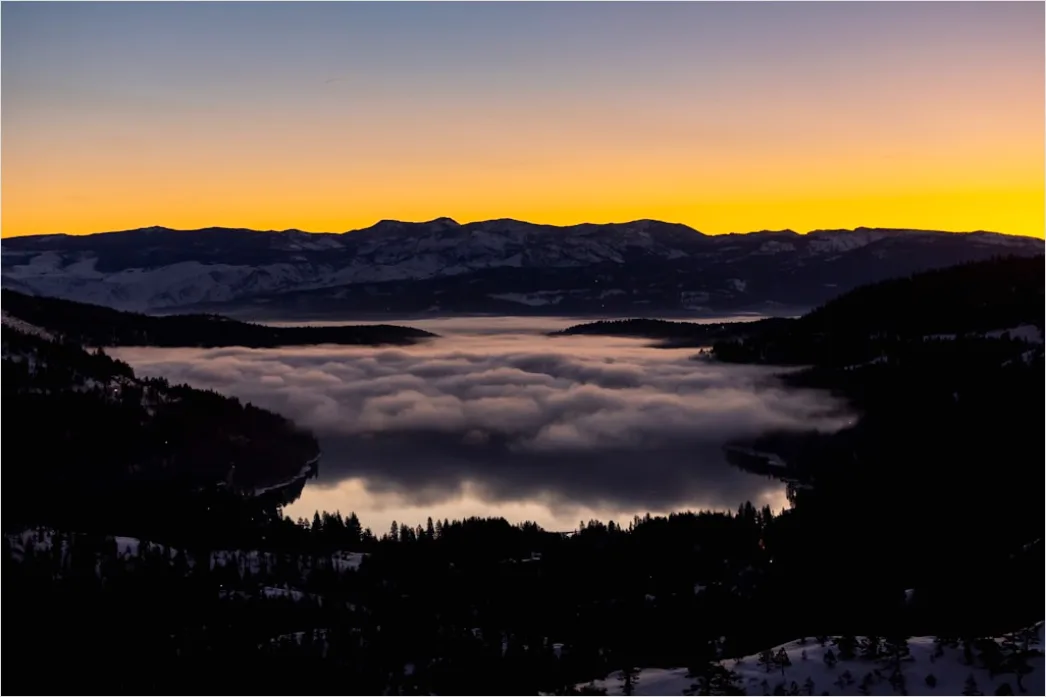 Detail Lake Tahoe Alpine Lake Sunrise Number 10