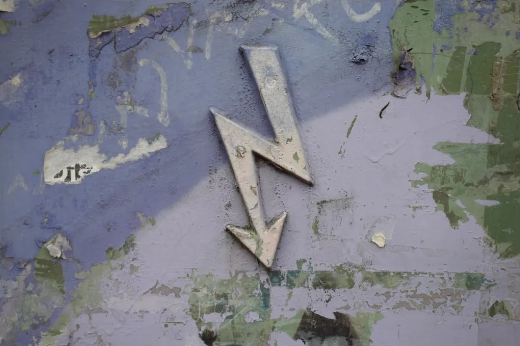 Detail Lightning Bolt Close Up Composition Number 2