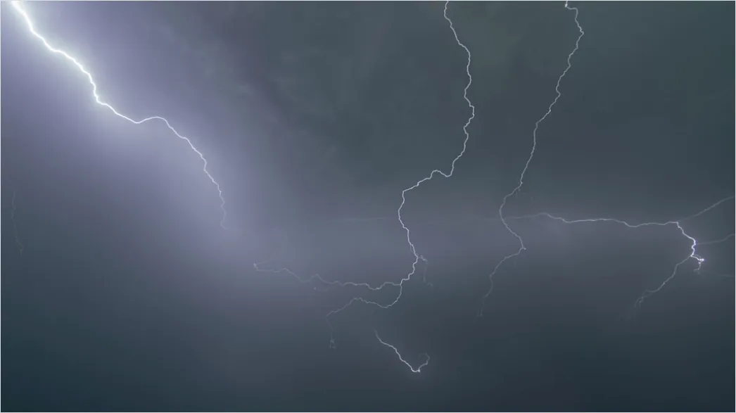 Detail Lightning Bolt Close Up Composition Number 11