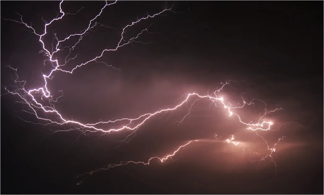 Detail Lightning Bolt Close Up Composition Number 16