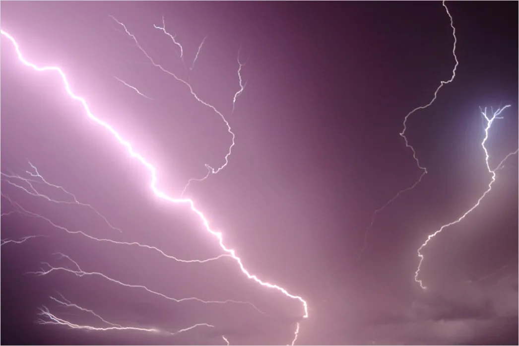 Detail Lightning Bolt Close Up Composition Number 17