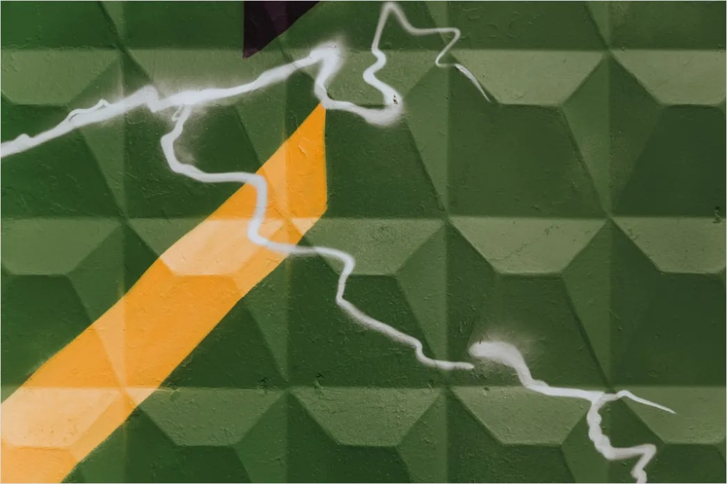 Detail Lightning Bolt Close Up Composition Number 3