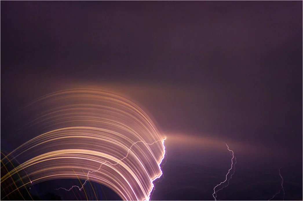 Detail Lightning Bolt Close Up Composition Number 5