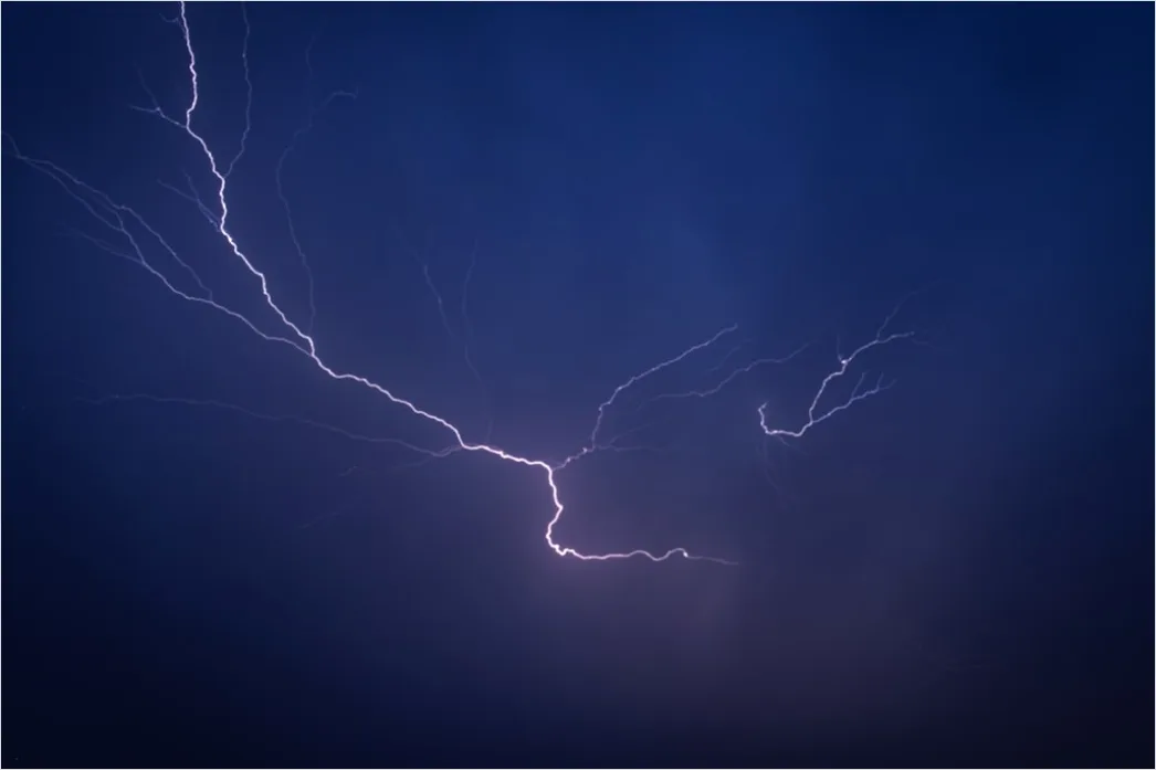 Detail Lightning Bolt Close Up Composition Number 6