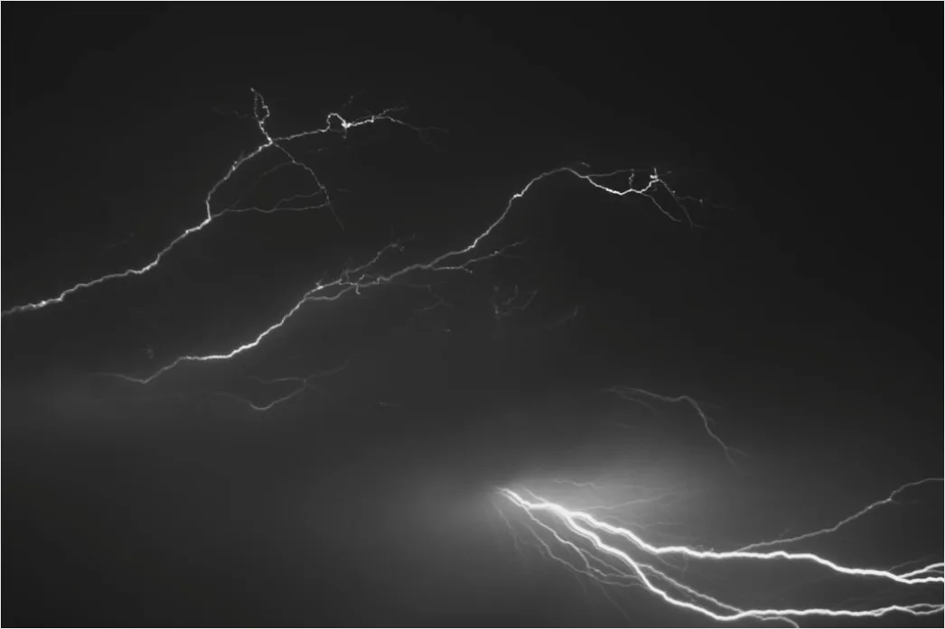 Detail Lightning Bolt Close Up Composition Number 7