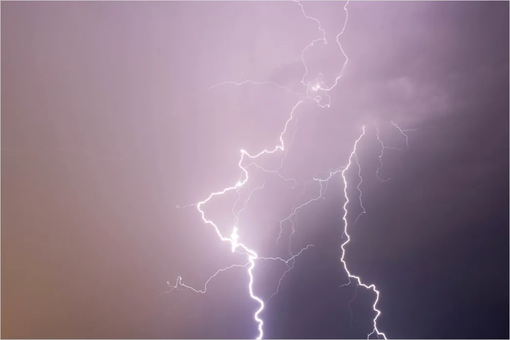 Detail Lightning Bolt Close Up Composition Number 8