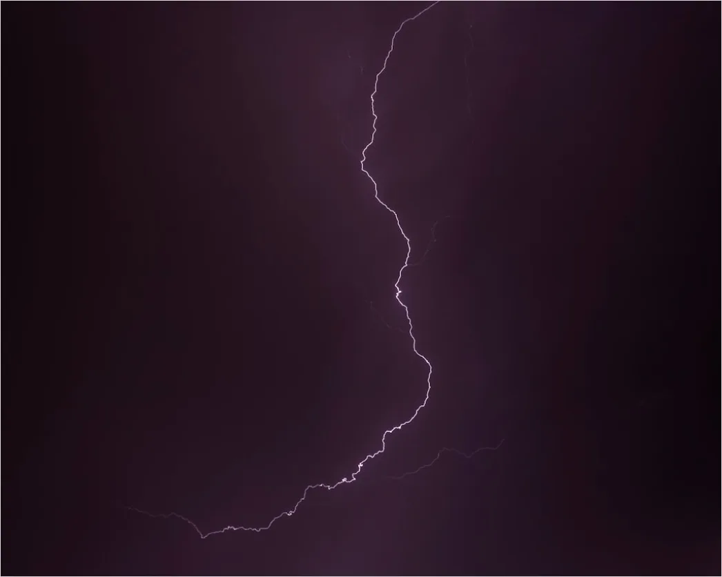 Detail Lightning Bolt Close Up Composition Number 9