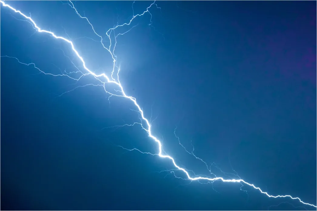 Detail Lightning Bolt Close Up Composition Number 10