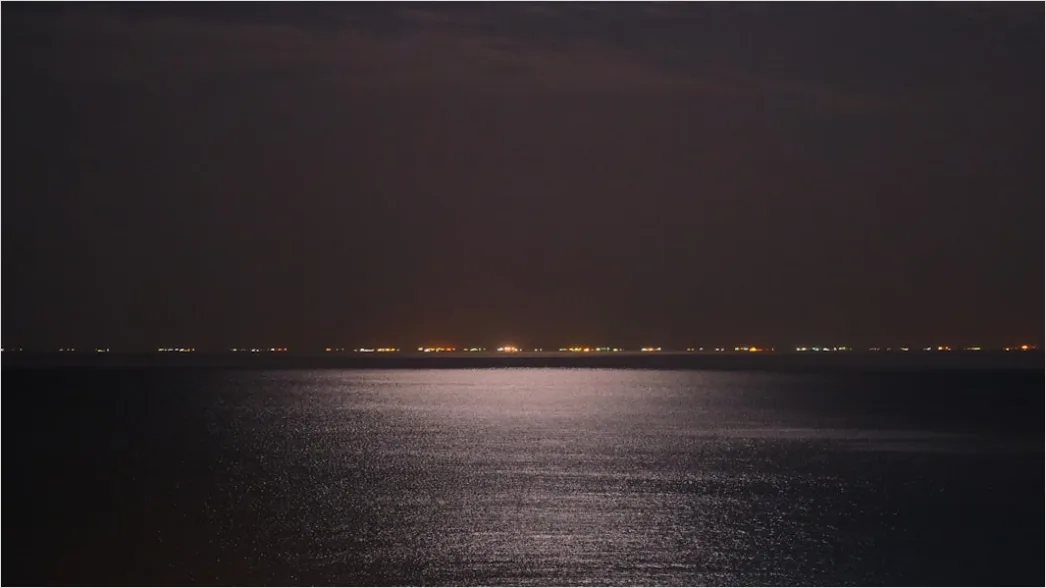 Detail Lightning Over Ocean Horizon Night Number 5