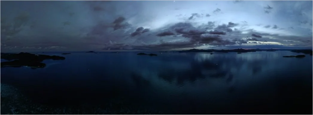 Detail Lightning Over Ocean Horizon Night Number 7