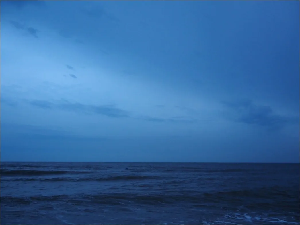 Detail Lightning Over Ocean Horizon Night Number 8