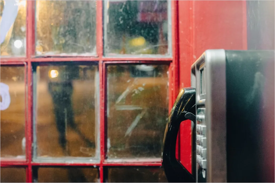 London Red Phone Booth Street 4543