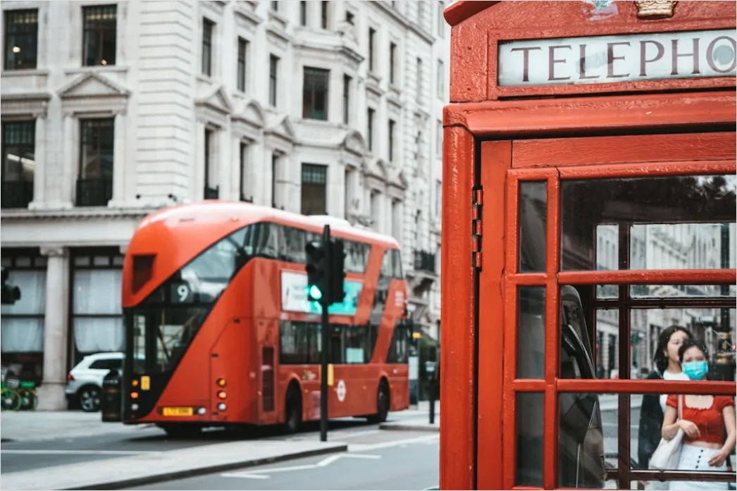 Detail London Red Phone Booth Street Number 4