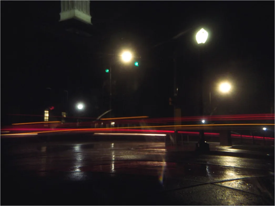 Detail Long Exposure Rain Streaks City Number 17