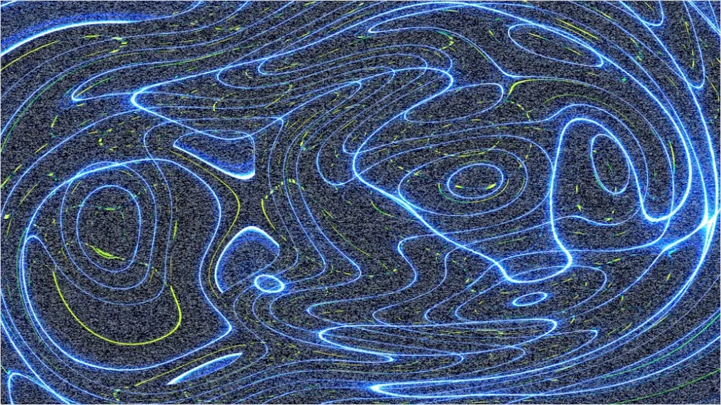 Detail Meteorology Map Isobars Pressure Lines Number 2