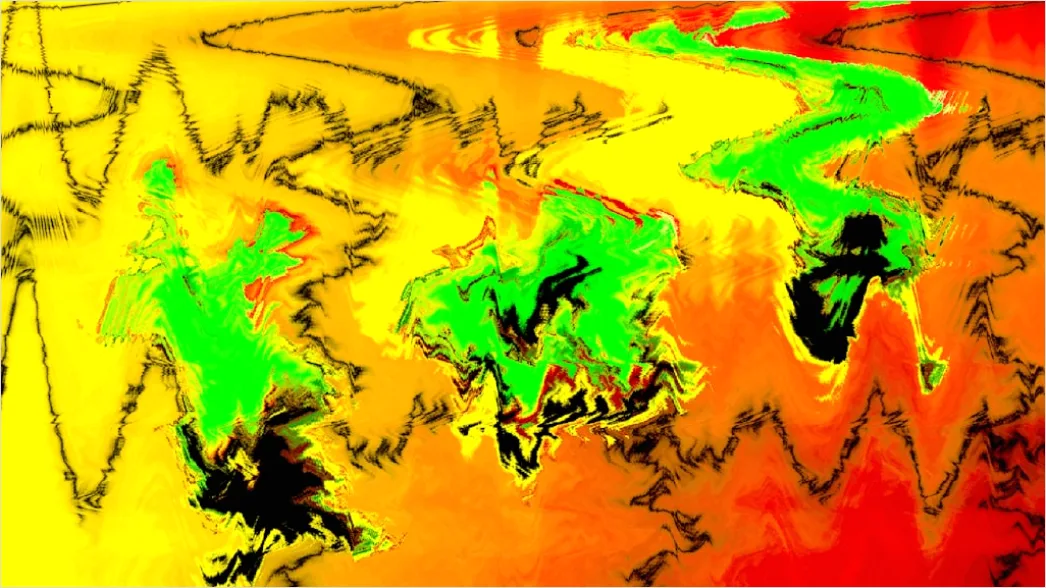 Detail Meteorology Map Isobars Pressure Lines Number 11