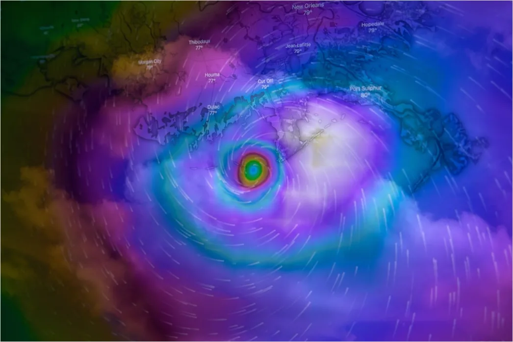Detail Meteorology Map Isobars Pressure Lines Number 13