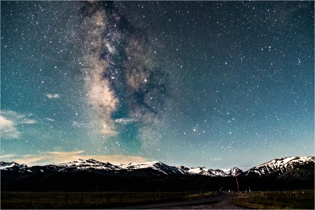 Detail Milky Way Over Mountains Night Number 11