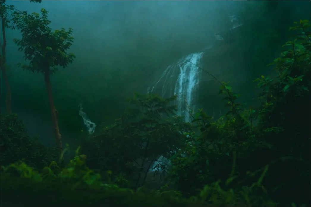 Misty Waterfall Forest Humid Air 47f8