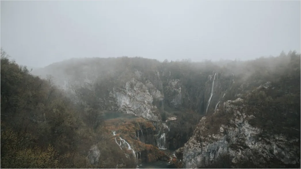 Detail Misty Waterfall Forest Humid Air Number 11