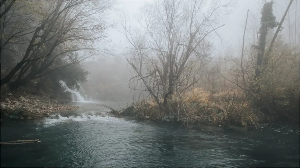 Detail Misty Waterfall Forest Humid Air Number 20