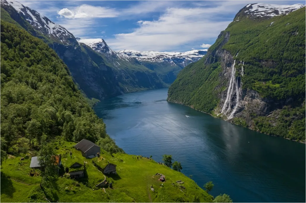 Detail Norway Fjord Scenic Overlook View Number 2