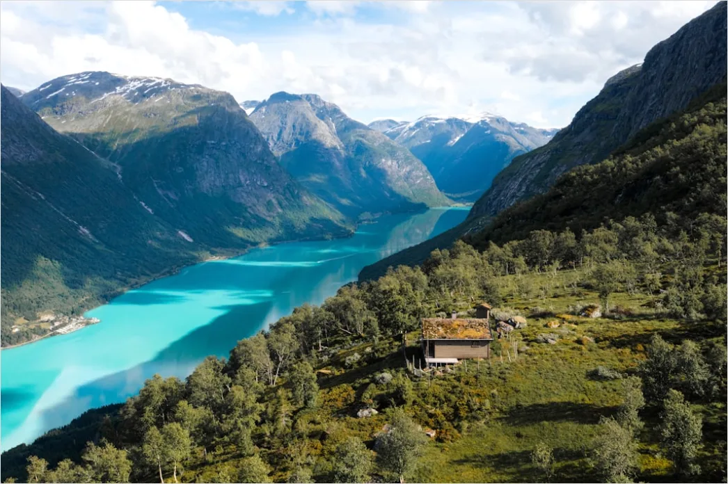 Detail Norway Fjord Scenic Overlook View Number 11
