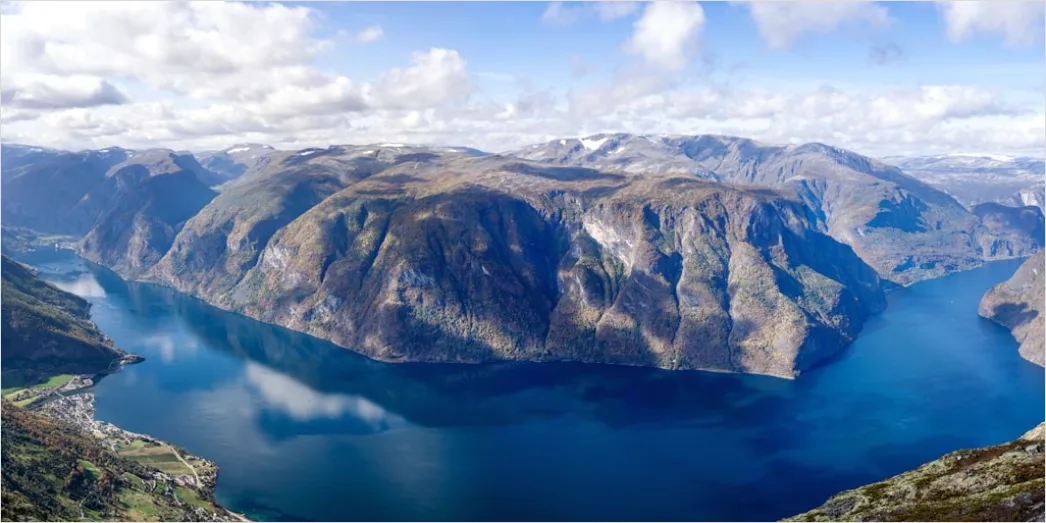 Detail Norway Fjord Scenic Overlook View Number 13