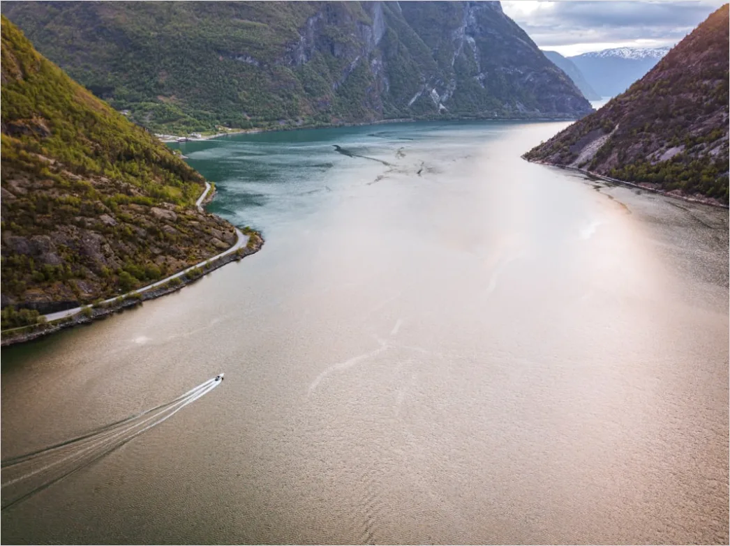 Detail Norway Fjord Scenic Overlook View Number 14