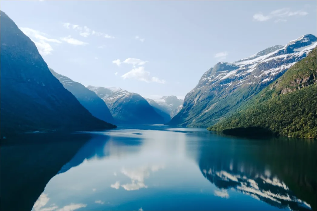 Detail Norway Fjord Scenic Overlook View Number 4