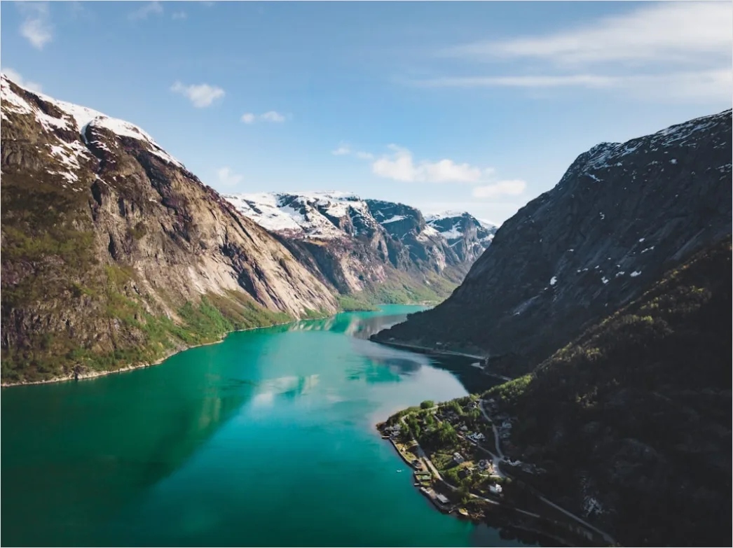 Detail Norway Fjord Scenic Overlook View Number 9