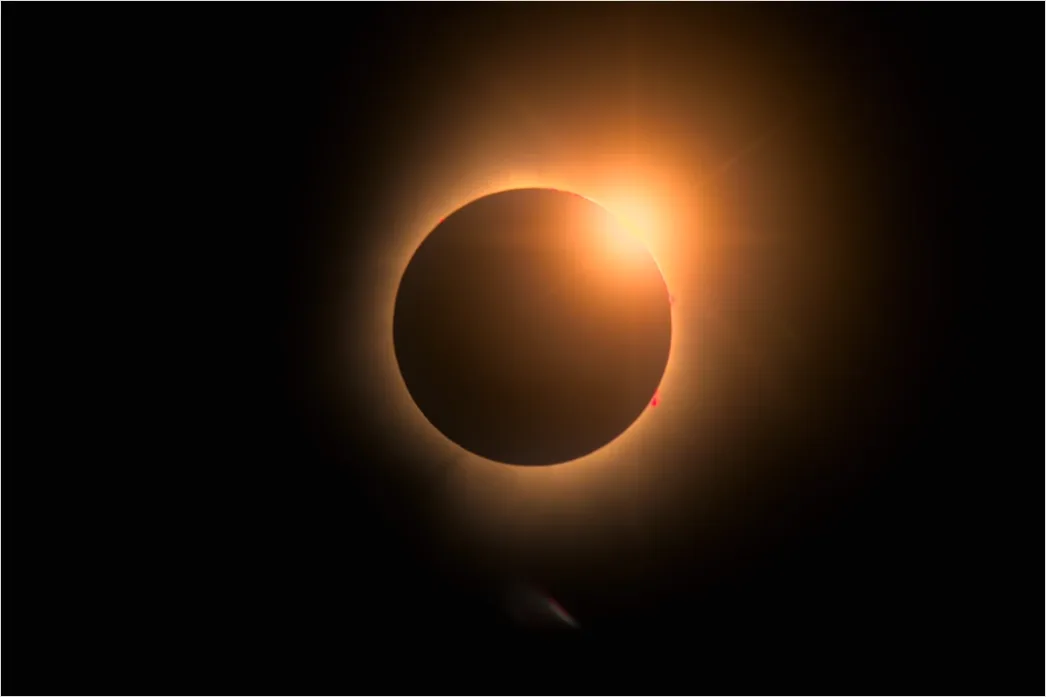 Detail Partial Solar Eclipse Crescent Sun Number 6