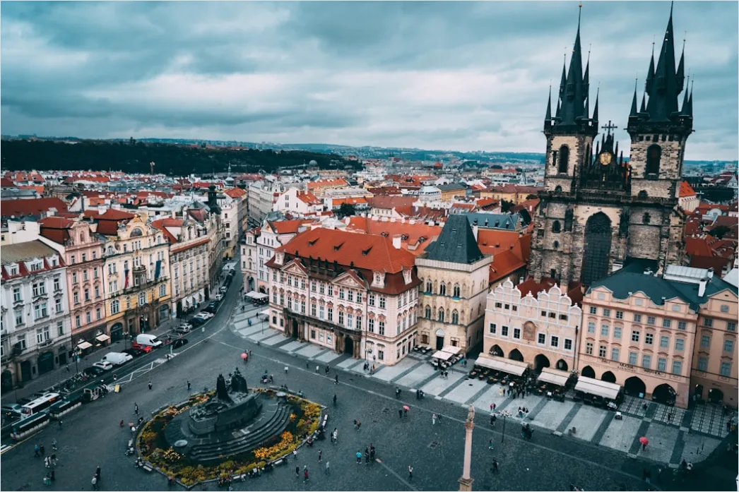 Detail Prague Old Town Square Sunrise Number 11