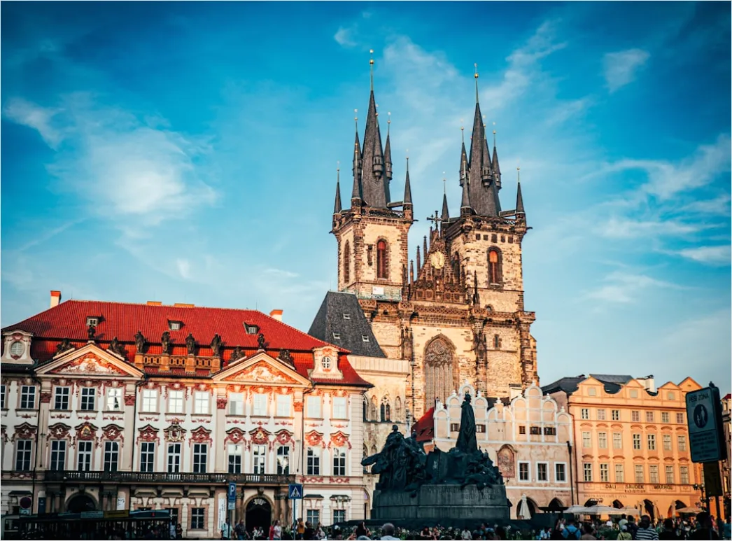 Detail Prague Old Town Square Sunrise Number 14