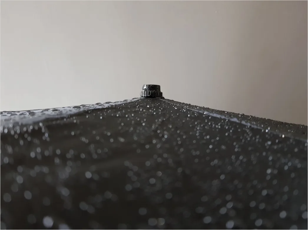 Detail Raindrops On Umbrella Macro Close Up Number 11