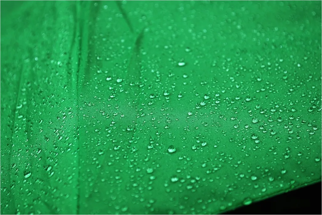 Detail Raindrops On Umbrella Macro Close Up Number 13