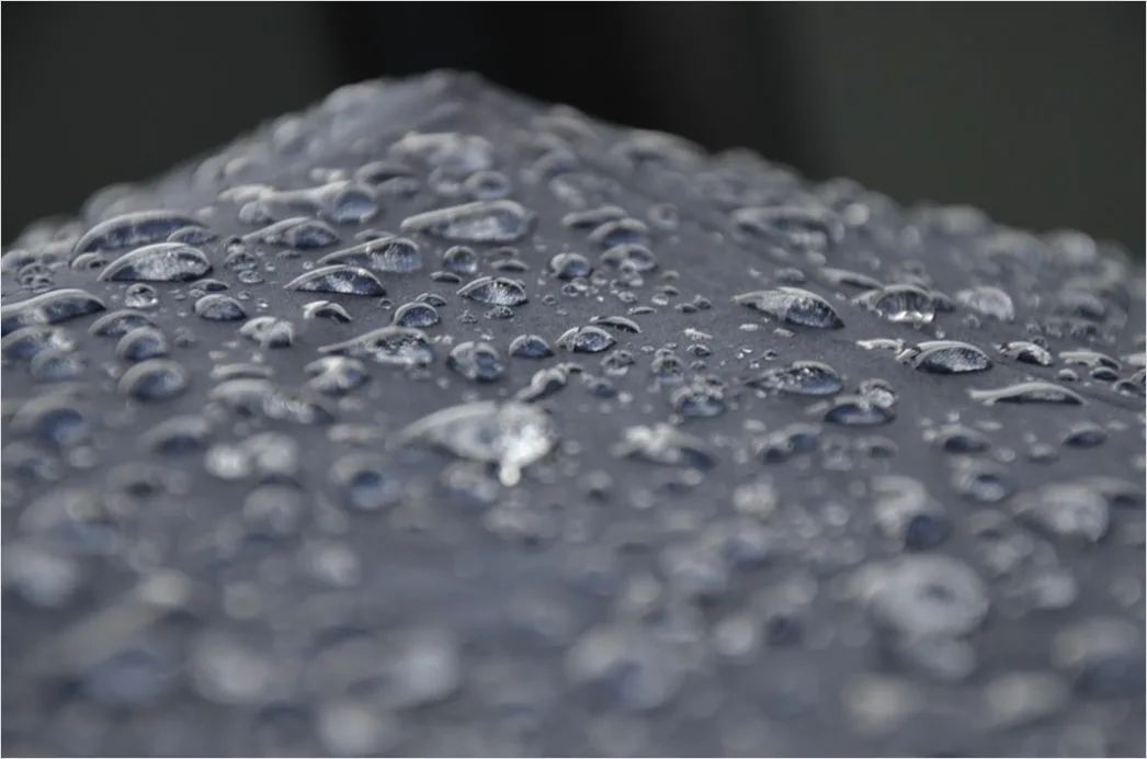 Detail Raindrops On Umbrella Macro Close Up Number 19