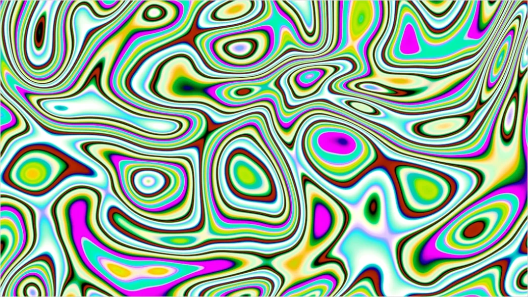 Detail Retro 70s Groovy Pattern Number 11