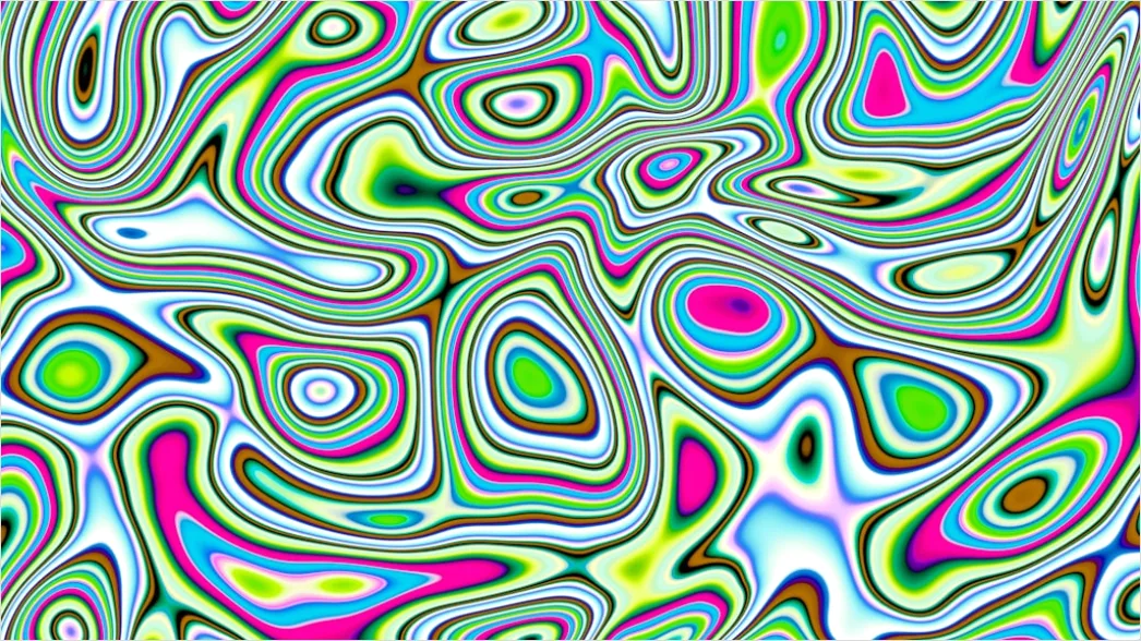 Detail Retro 70s Groovy Pattern Number 15