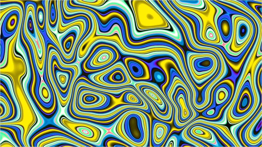 Detail Retro 70s Groovy Pattern Number 19