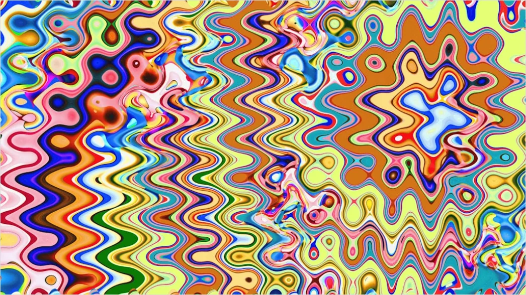 Detail Retro 70s Groovy Pattern Number 20