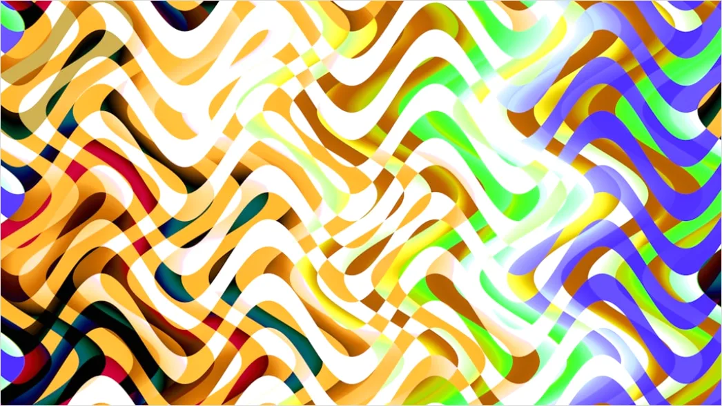 Detail Retro 70s Groovy Pattern Number 4