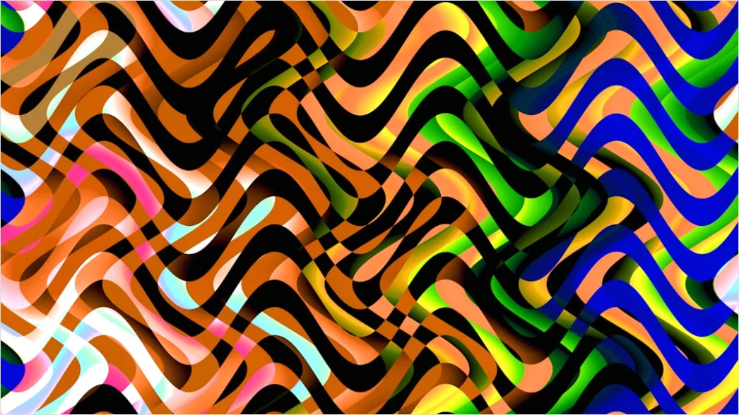 Detail Retro 70s Groovy Pattern Number 6