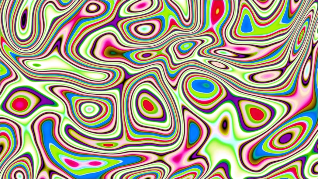Detail Retro 70s Groovy Pattern Number 10