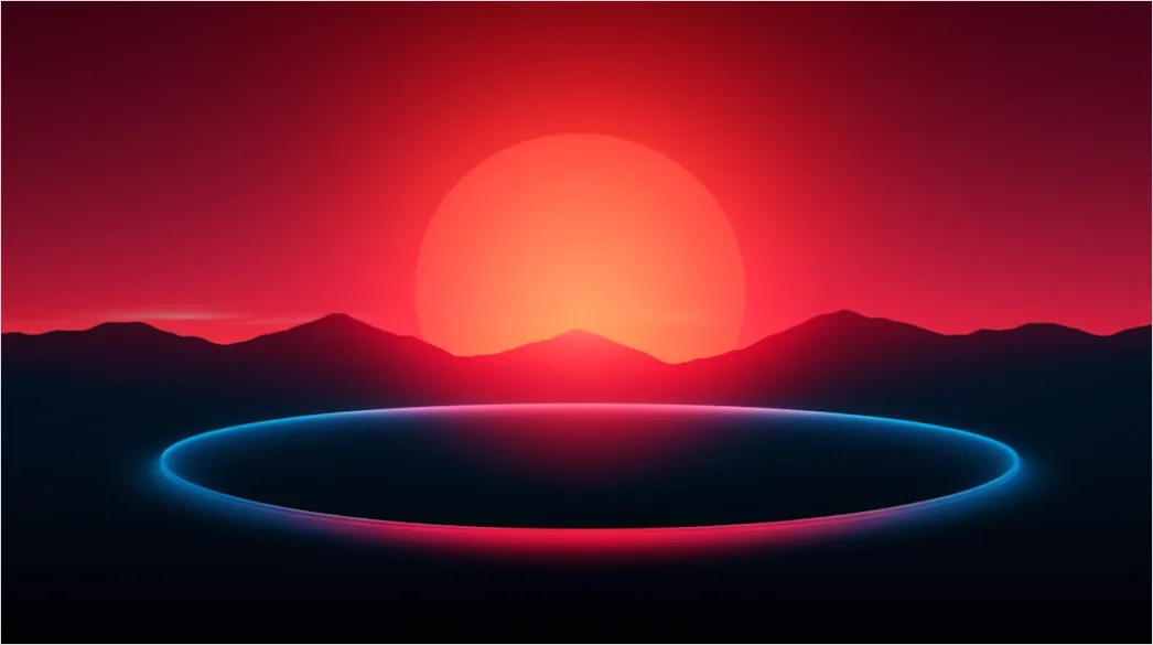 Detail Retro 80s Synthwave Background Number 11